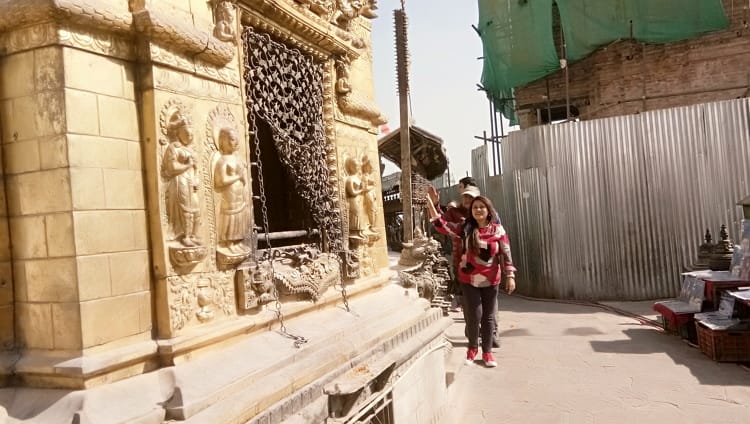 Prayer Wheels at Swayambhunath Temple