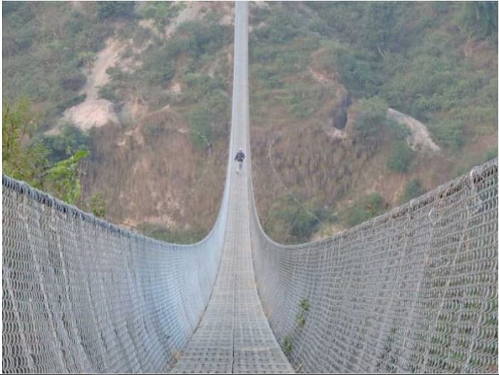 Kushma-Gyadi suspension Bridge
