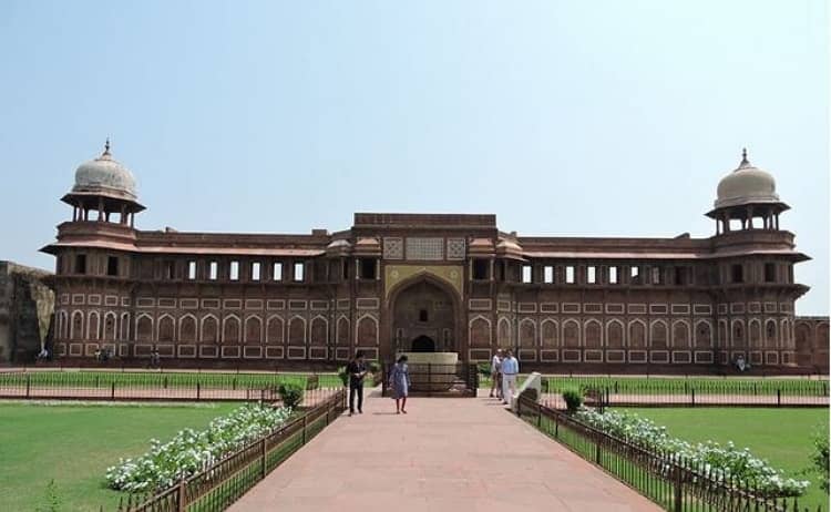 Jahangir Palace of Agra Fort, India.