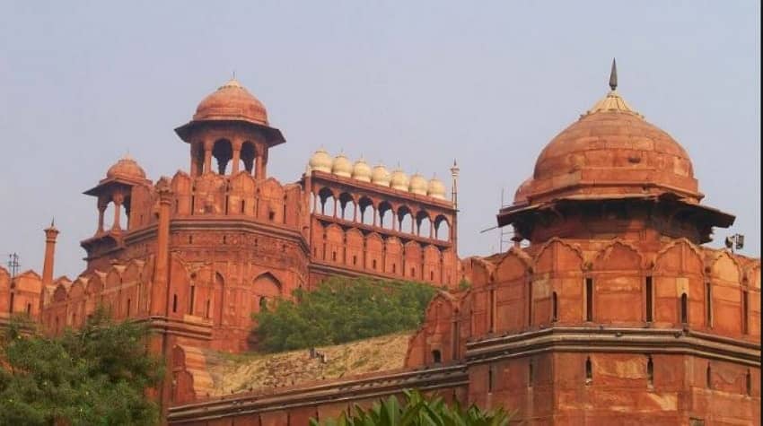 Nice Architectural the historic monument Red fort, Delhi