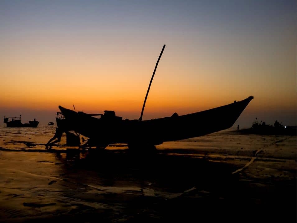 Kuakata is the panoramic sea beach tourist spot in Bangladesh
