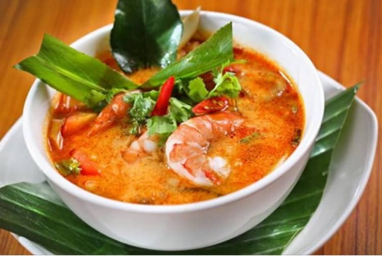 Beautiful colour of Thai curry