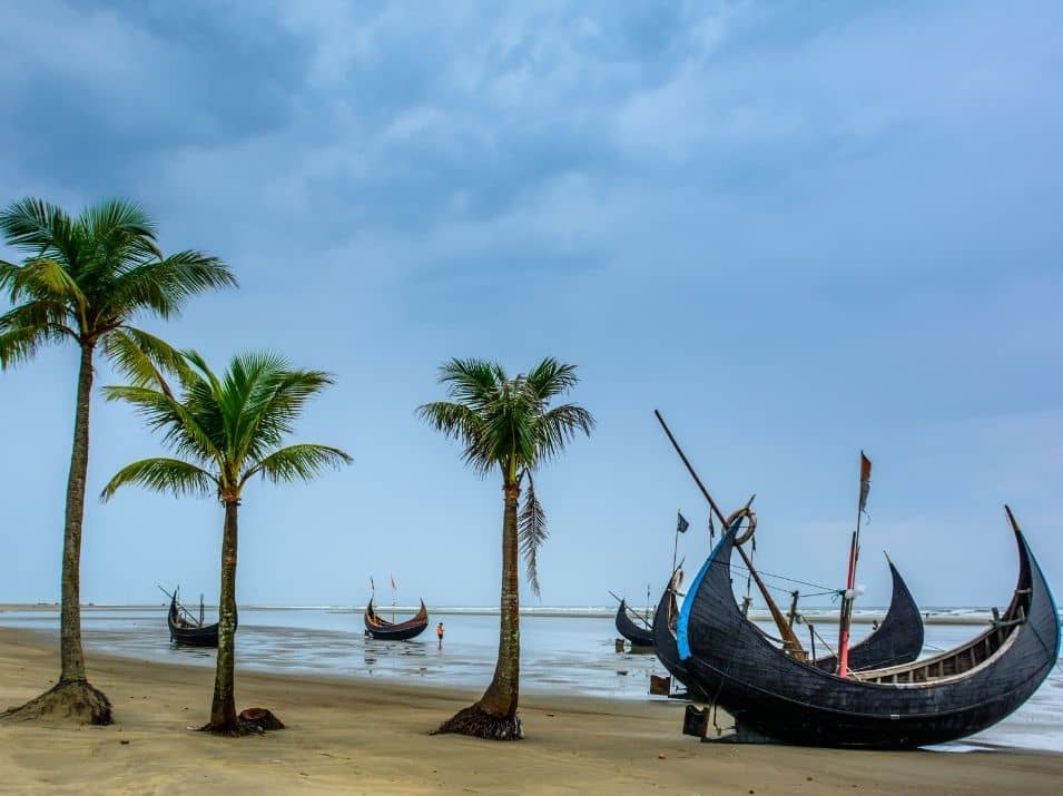 Best Popular Sandy Sea Beach Visit To Travel Cox's Bazar In Bangladesh